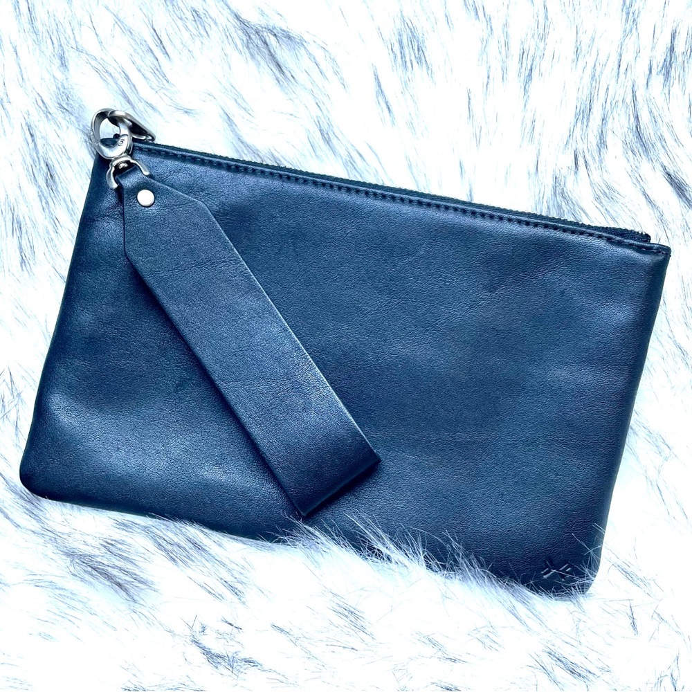Skagen Black Wristlet Clutch